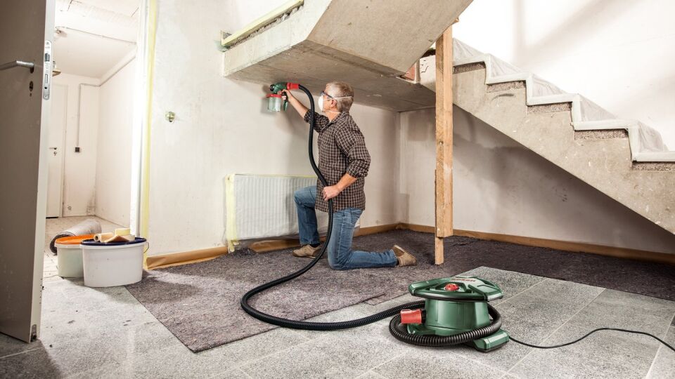 PFS 5000 E Boya Tabancası Promo Set (1 ilave boya haznesi & 1 karıştırıcı)