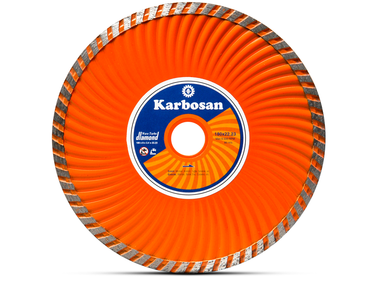 Karbosan Turbo Kanallı Elmas Kesici 180x2.4x22