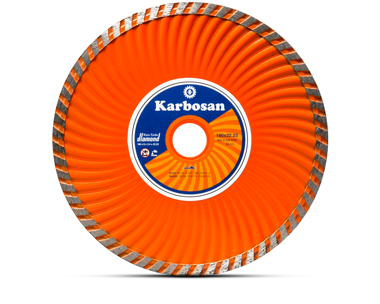 Karbosan Turbo Kanallı  Elmas Kesici 230x2.6x22