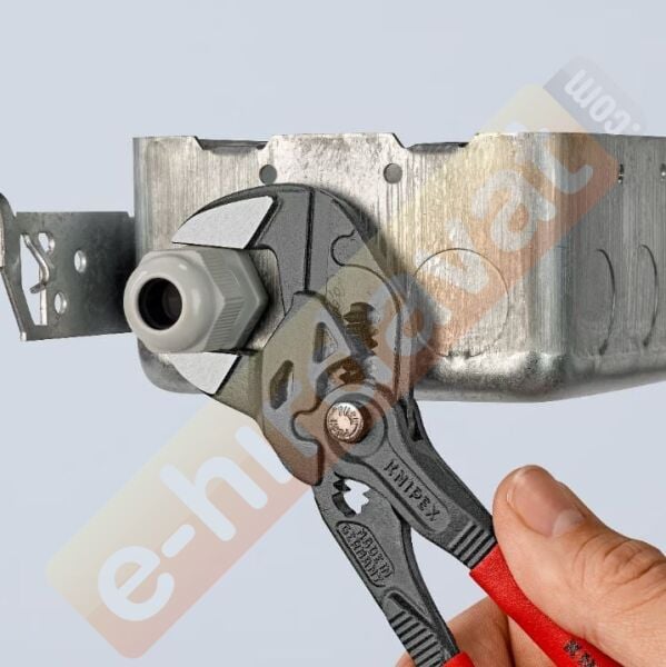 KNIPEX Düz Ağızlı Rekor Fort Pense Buton Ayarlı 180 mm (8601180)