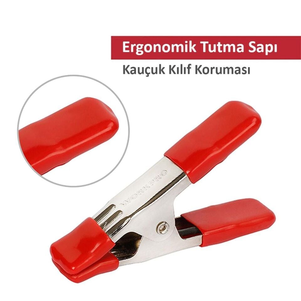 WORKPRO WP232006 25mm Metal Mandal/İşkence