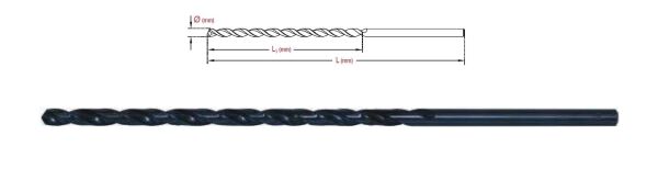 MAİER Extra Uzun HSS-R Metal Matkap Ucu (Ölçü Seçiniz)