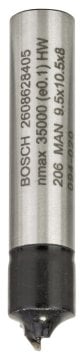 Bosch Standard W ÇeyrekParmak Freze 8*9,5*41mm