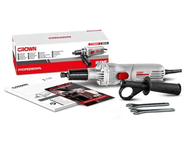 CROWN CT13307 Uzun Kalıpçı Taşlama 600 Watt
