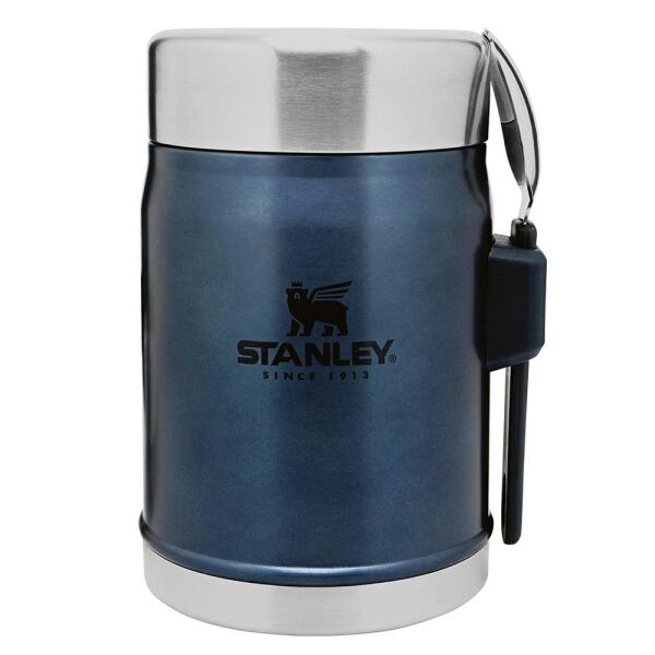 STANLEY Klasik Paslanmaz Çelik Kaşıklı Yemek Termosu 0.40 Lt - Lacivert