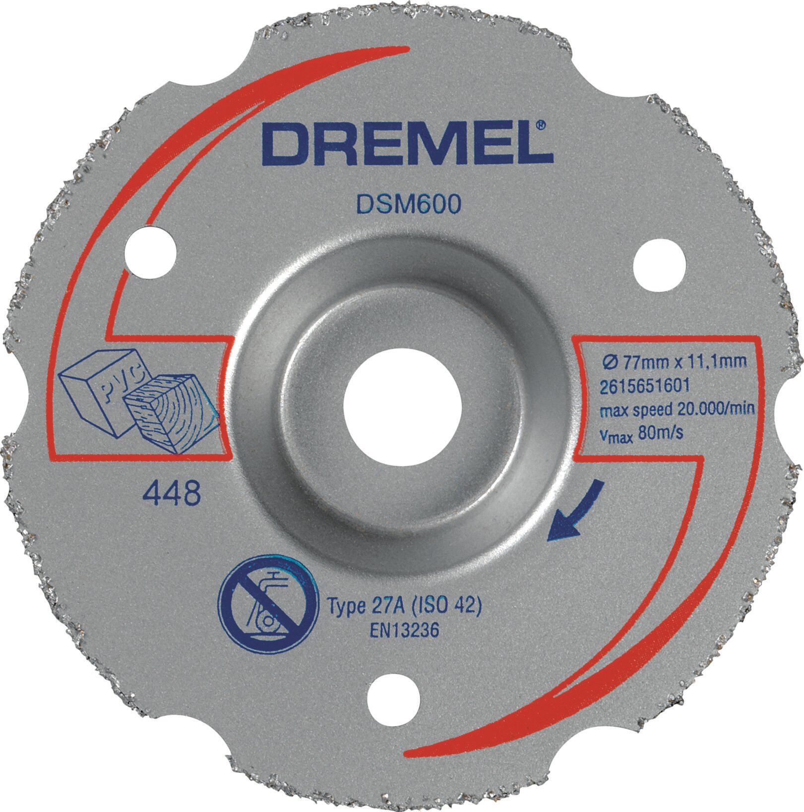 Dremel DSM20 Çok Amaçlı Flanşlı Kesim Diski 77mm / 2615S600JA
