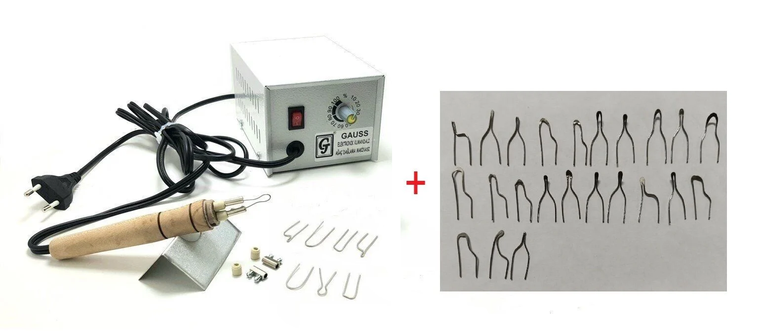 Gauss Ahşap Yakma - Ağaç Dağlama Makinası + 36 Adet Uç