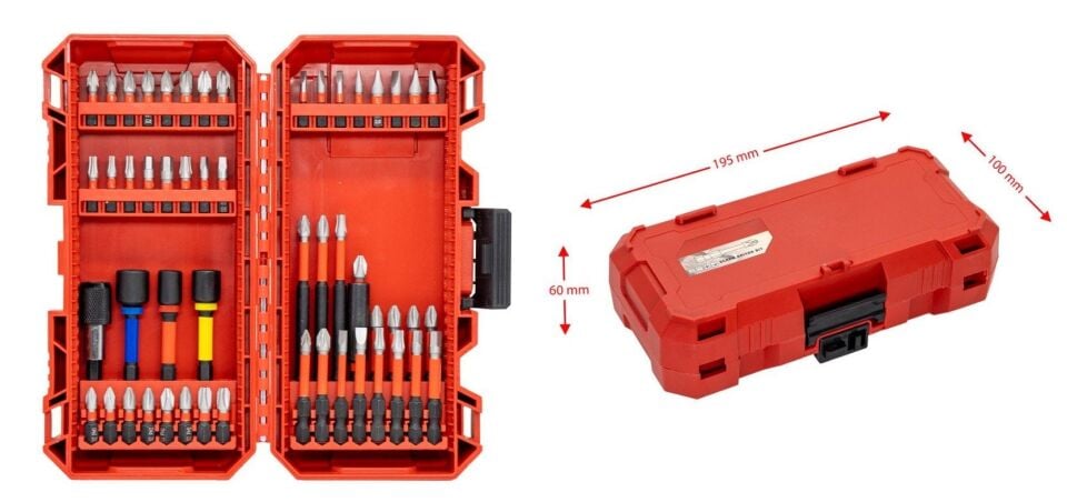 NEXON 6519 Adaptörlü Bits Uç Vidalama Seti 53 Parça