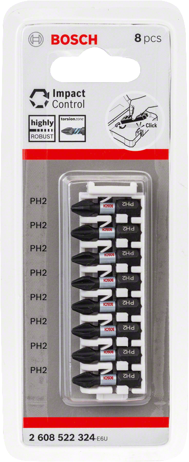 Bosch Impact Ctrl 8'li PH2,25mm