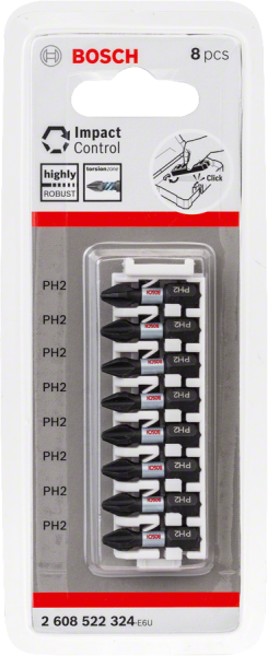 Bosch Impact Ctrl 8'li PH2,25mm
