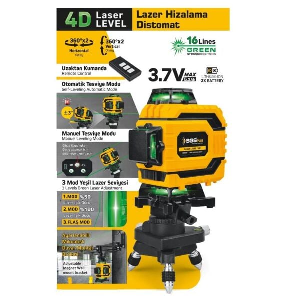 SGS 5429 LAZER HİZALAMA DİSTOMAT (ŞAKÜL) 4*360