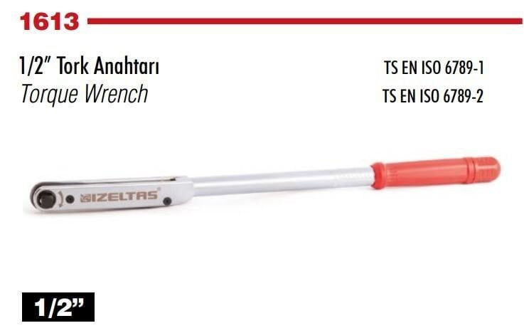 İZELTAŞ Tork Anahtarı 70-330 NM - 7-35 Kg 1/2 (1613 06 3000)