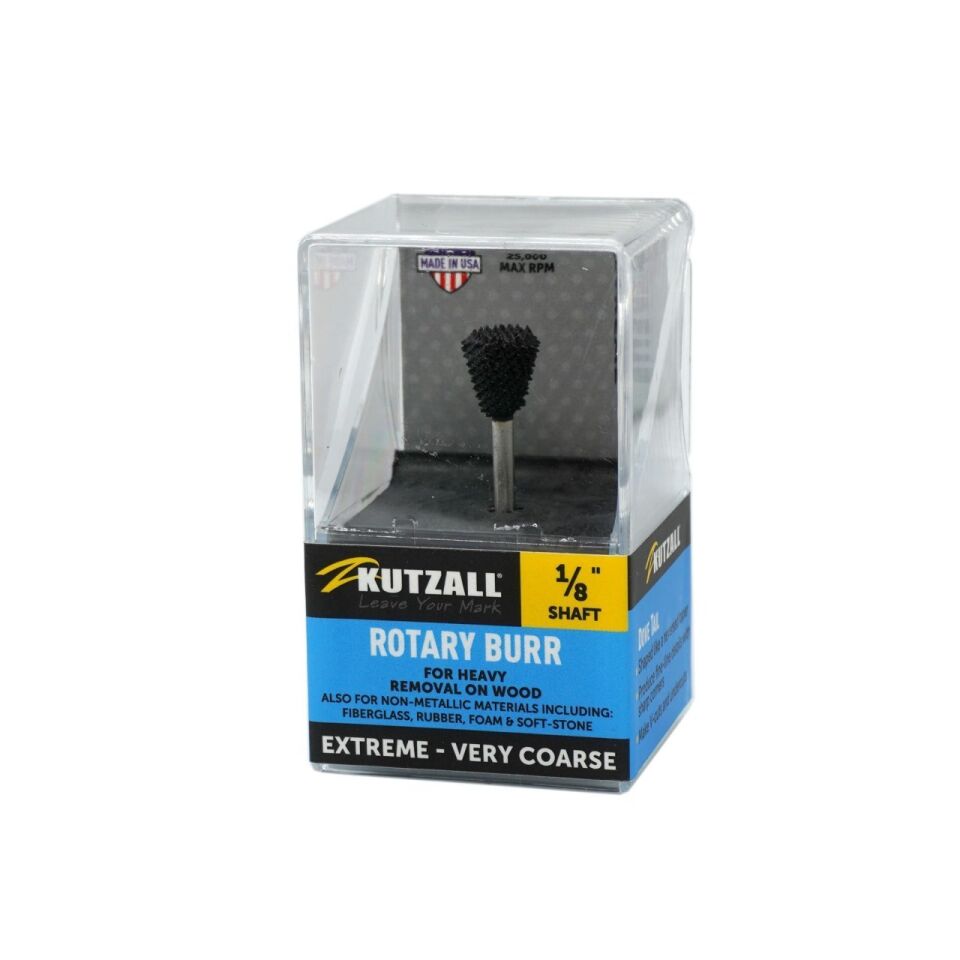 KUTZALL DTX-38-EC Ekstra Kalın Diş Dovetail Törpü (3.1 mm Sap)