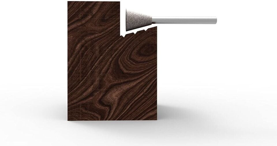 KUTZALL DTX-38-EC Ekstra Kalın Diş Dovetail Törpü (3.1 mm Sap)