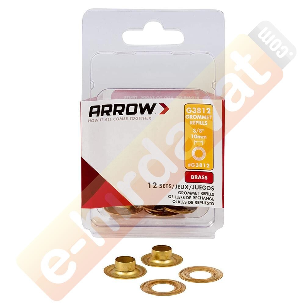 Arrow G3812 10mm Pirinç Kuşgözü Perçin