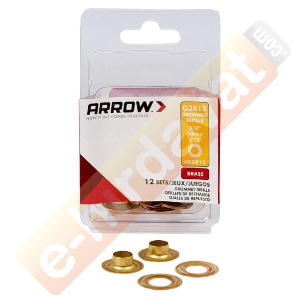 Arrow G3812 10mm Pirinç Kuşgözü Perçin