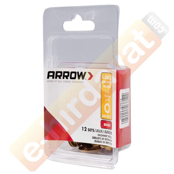 Arrow G3812 10mm Pirinç Kuşgözü Perçin