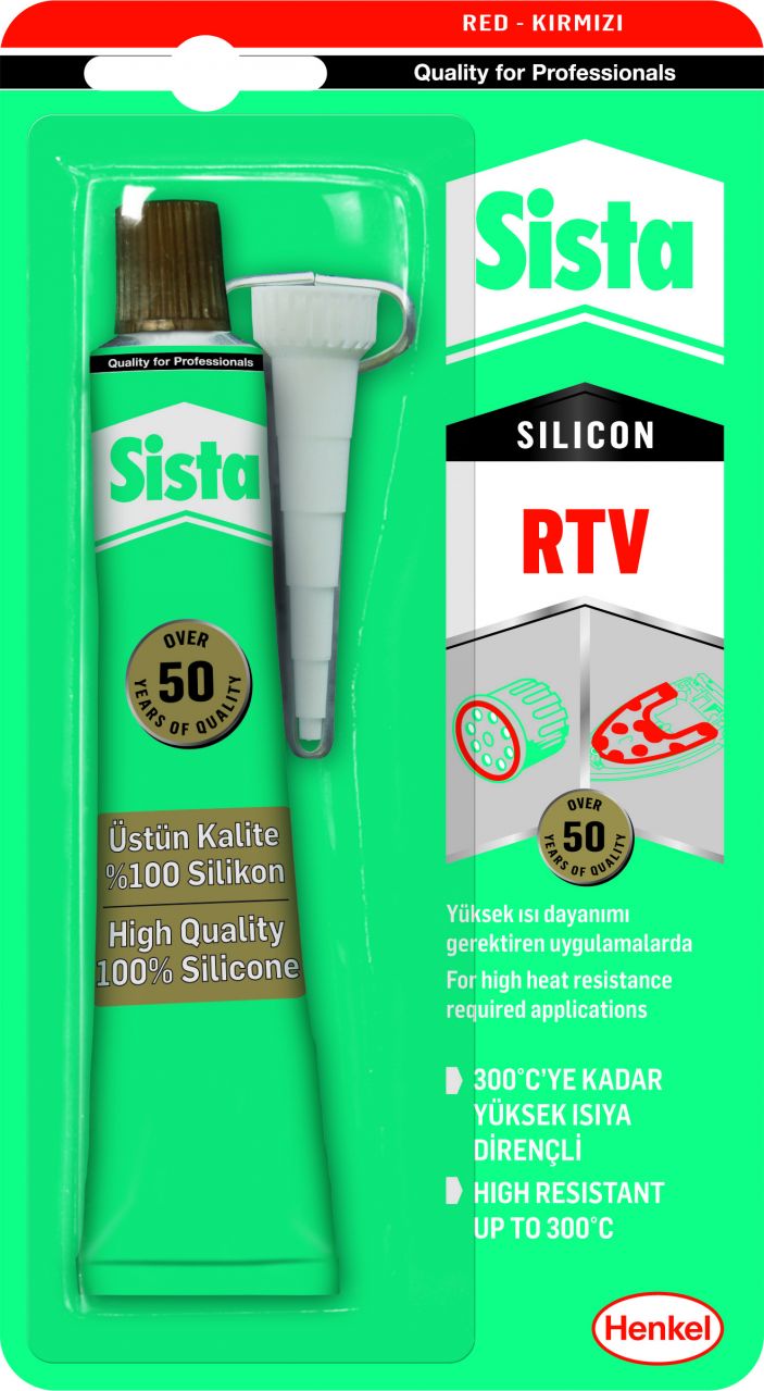 Sista Sıvı Conta Kırmızı 50g
