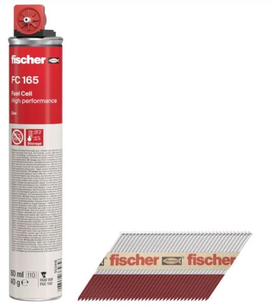 FISCHER 3.1x90 mm 34° Ahşap Çivisi Havalı Ve Gazlı Çivi Çakma Tabancaları için
