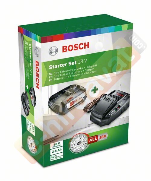 Bosch Başlangıç seti 18 V (2.5Ah + AL 1830 CV)