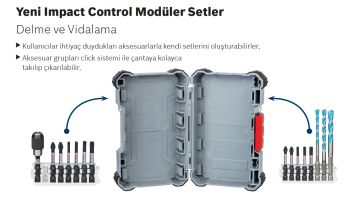 Bosch Impact Ctrl ÇiftTaraf 3'lü T25,150mm