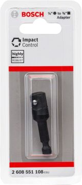 Bosch 1/4'' Hex to 3/8'' Socket Adapter 50mm