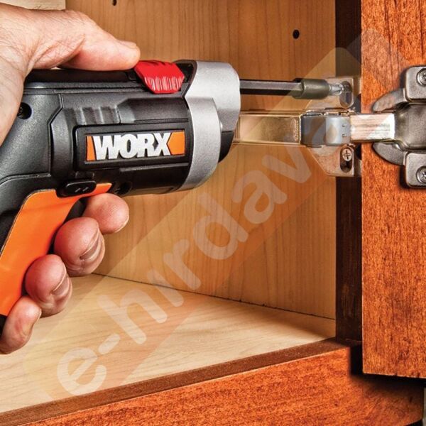 WORX WX252 4Volt/1.5Ah. Li-ion Şarjlı Tornavida + 10 adet Bits Uç