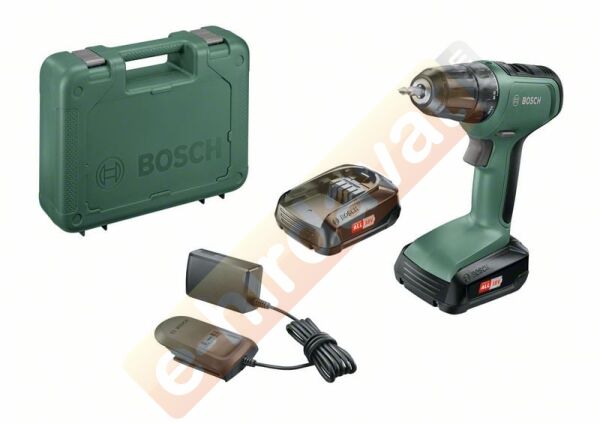 Bosch UniversalDrill 18 Çift Akülü Delme Vidalama Makinesi (2 x 1,5Ah)