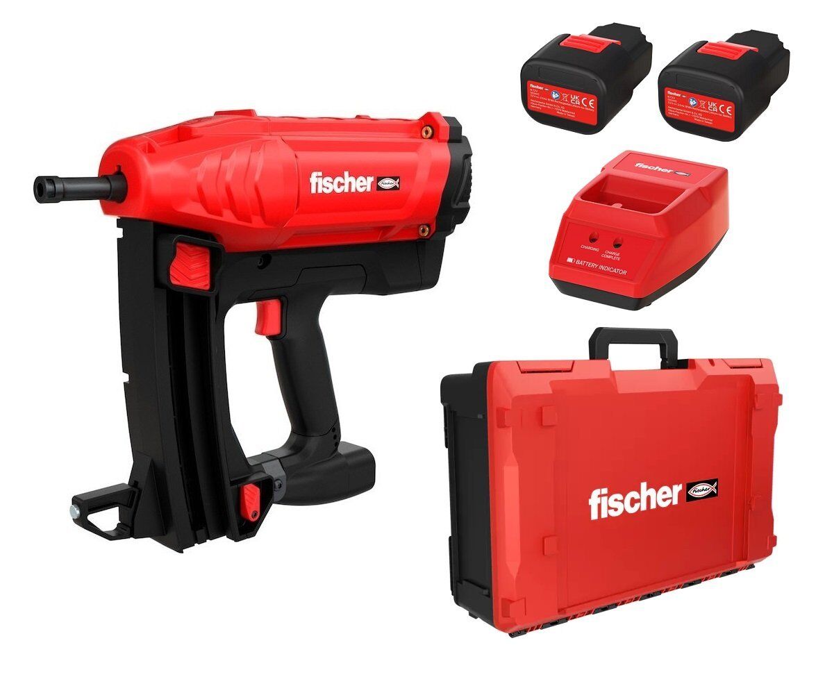 FISCHER FGC 100 Gazlı Beton Çivi Çakma Tabancası Çift Akülü