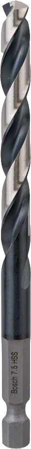 Bosch Aksesuarlar Bosch - Altıgen Şaftlı - Impact Control - HSS Metal Matkap Ucu 7,5*109mm