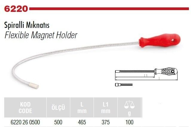 İZELTAŞ Spiralli Mıknatıs 500 gr(6220260500)