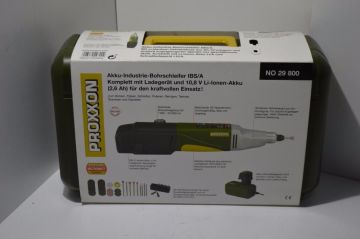 Proxxon 29800 Akülü Matkap Taşlama IBS/A