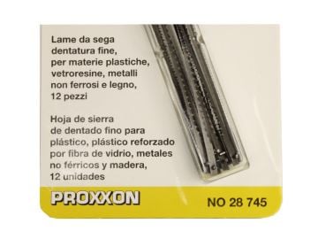 Proxxon Mil Uçlu Çok İnce Kesim Testeresi 12 Adet DSH İçin / 28745