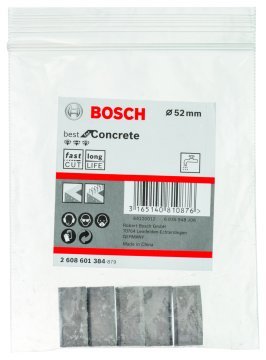 Bosch Karot Uç Segmanı 52 mm için 5 Parça