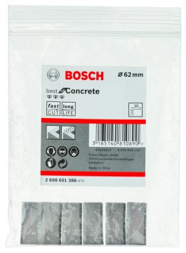 Bosch Karot Uç Segmanı 62 mm için 6 Parça