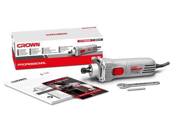 CROWN CT13308 Kısa Kalıpçı Taşlama 600 Watt