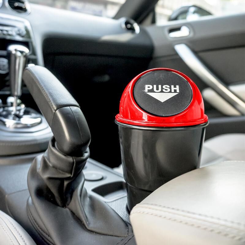 AUTOMIX Bardaklık Tip Araç İçi Çöp Kutusu