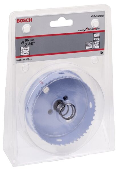 Bosch Aksesuarlar Bosch - Special Serisi Metal Ve Inox Malzemeler için Delik Açma Testeresi (Panç) 86 mm