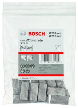 Bosch Karot Uç Segman 202-212 mm için 14 Parça
