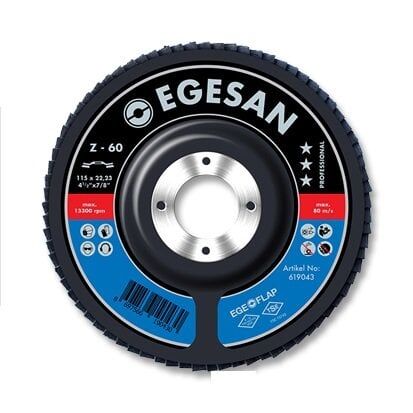 EGESAN Pro Seri 115 mm 120 Kum ZR Flap Disk