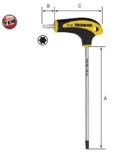 Proxxon T Tip Torx Anahtar 10x110 / 22444