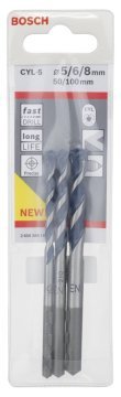 Bosch cyl-5 Blue Granite Turbo 3'lü 5-6-8 mm