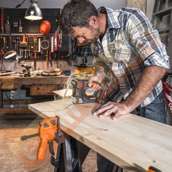 WORX WX550 20Volt 2.0Ah. Li-ion Profesyonel Dekupaj ve Tilki Kuyruğu Testere