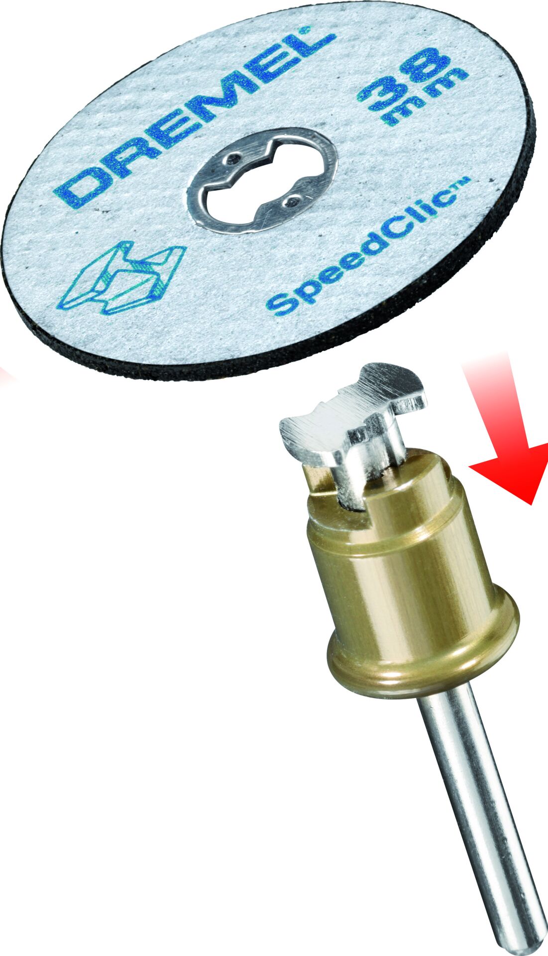 Dremel  Speedclick Kesme Diski 38mm 12 Adet SC456B / 2615S456JD