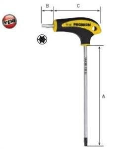Proxxon T Tip Torx Anahtar 45x215 / 22458