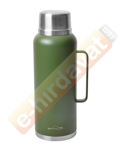 NURGAZ Campout Çift Katmanlı Termos 2600 ml Yeşil (NG 166)