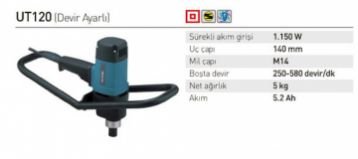 Makita UT120 Karıştırıcı