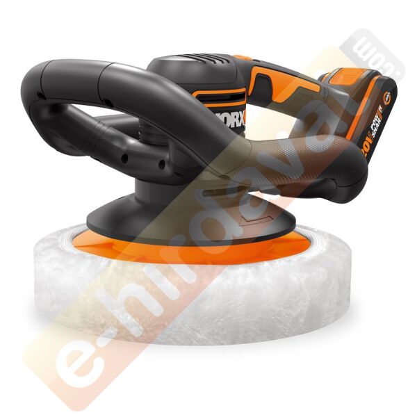 WORX WX856 20Volt 2.0Ah. Li-ion 254MM Şarjlı Orbital Polisaj Makinesi
