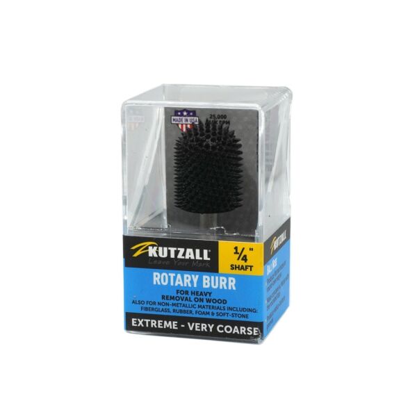 KUTZALL BNX-34-C Ekstra Kalın Diş Oval Başlı Törpü (6.3 mm Sap)