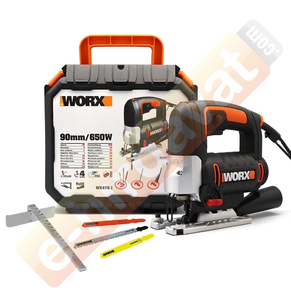 WORX WX478.1 650Watt Profesyonel Devir Ayarlı Dekupaj Testere